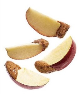 apples with almond butter